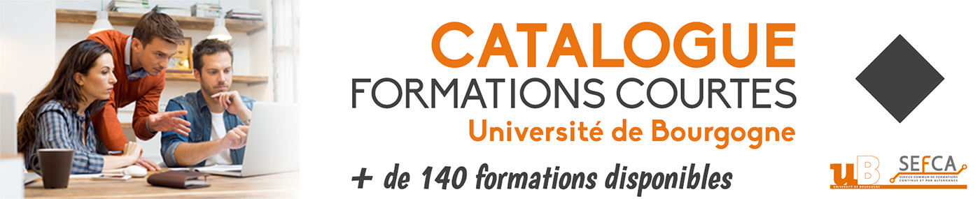Catalogue formations courtes Université Bourogne